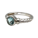 blue topaz ring