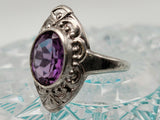vintage amethyst ring