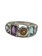 Confetti multi gemstone ring