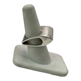 modern sterling ring