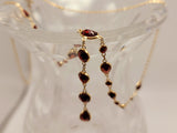 garnet y necklace