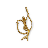 14K Mermaid on a Hook Pendant