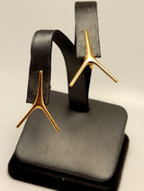 Avant-garde Screw Back Earrings signed