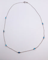 Blue Topaz By The Yard Necklace