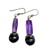 amethyst earrings