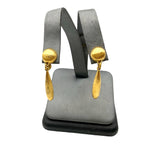 Monet Textured Dangle Clip On Earrings