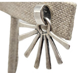 Retired James Avery Fan Sunburst Earrings