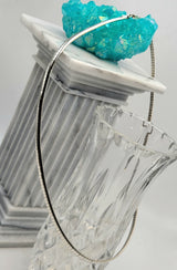 flat omega silver necklace