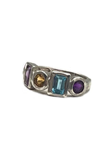 Confetti multi gemstone ring