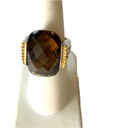 Smoky Topaz Gemstone Ring