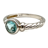 blue topaz ring
