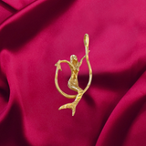 14K Mermaid on a Hook Pendant