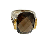 Smoky Topaz Gemstone Ring