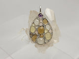 Gem Party Cluster Pendant Necklace
