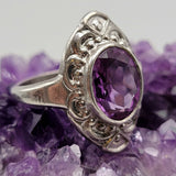 vintage amethyst ring