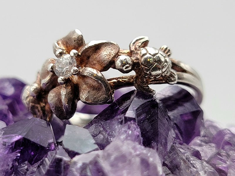 plumeria ring 