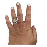 Gold diamond ring